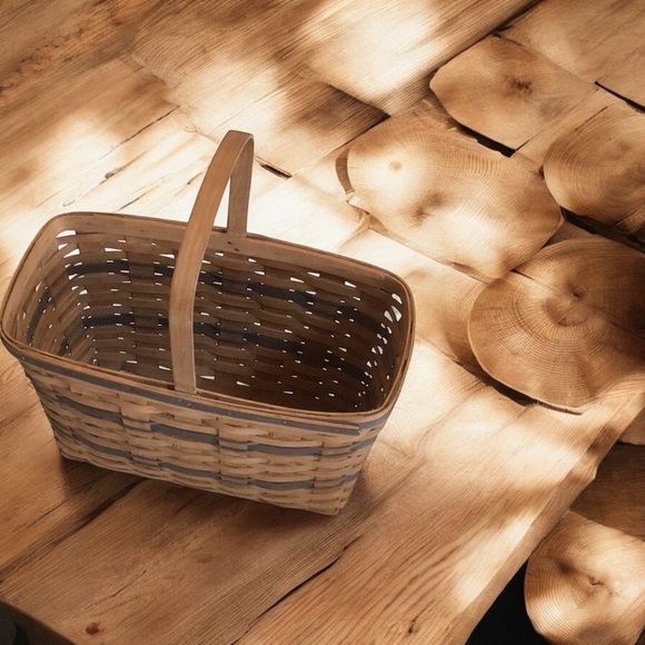 RARE HTF Longaberger 1987 Bread & Milk J W Basket Vintage ~ EUC - Picture 7 of 12